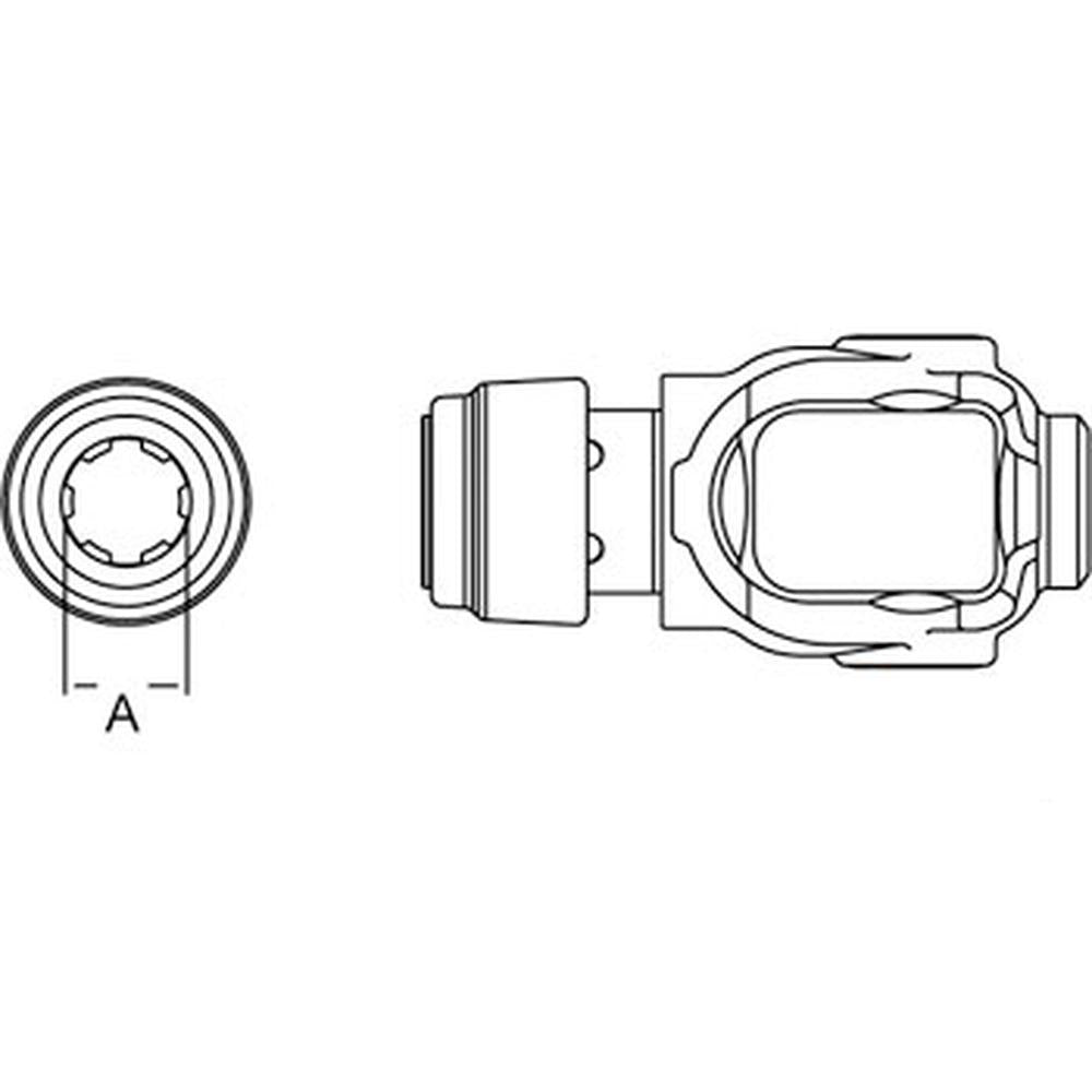 A-113-3506-AI Auto-Lok Tractor Yoke