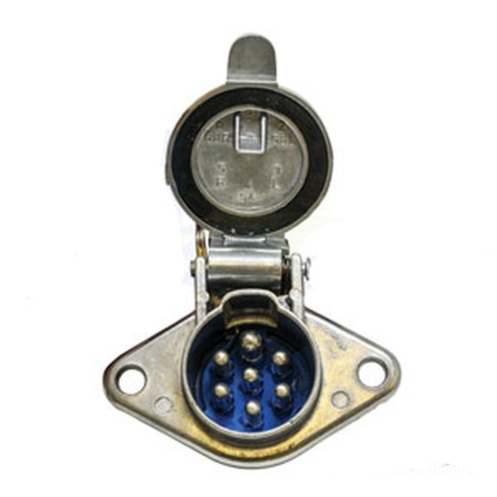A-121645C1-AI Socket, Implement Lights, 7 Pin (North America)