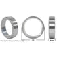 A-1729-P-AI Cup, Tapered Bearing
