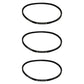 Set of THREE New Aftermarket AX35 Cogged 1/2" x 37" Belts Fits Kubota