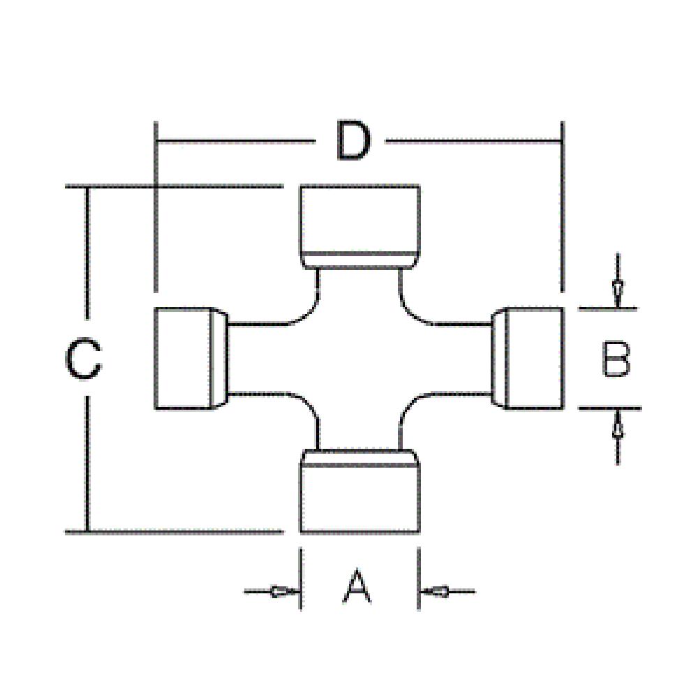 A-201-7676-AI - Cross & Bearing Kit (Extended Lube)