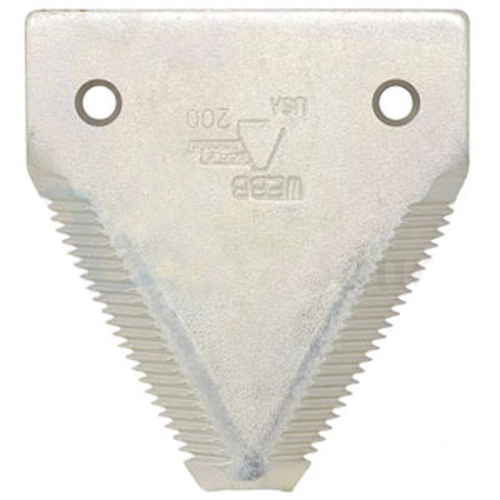 A-205-033-AI Sickle Section; XHTSPL, 60ï¿½, Top Countersink