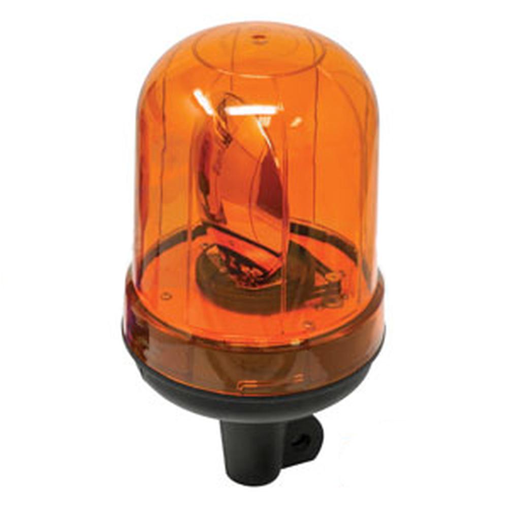 Amber Rotating Beacon - Pipe Type Fits Gleaner Replaces RB9811A
