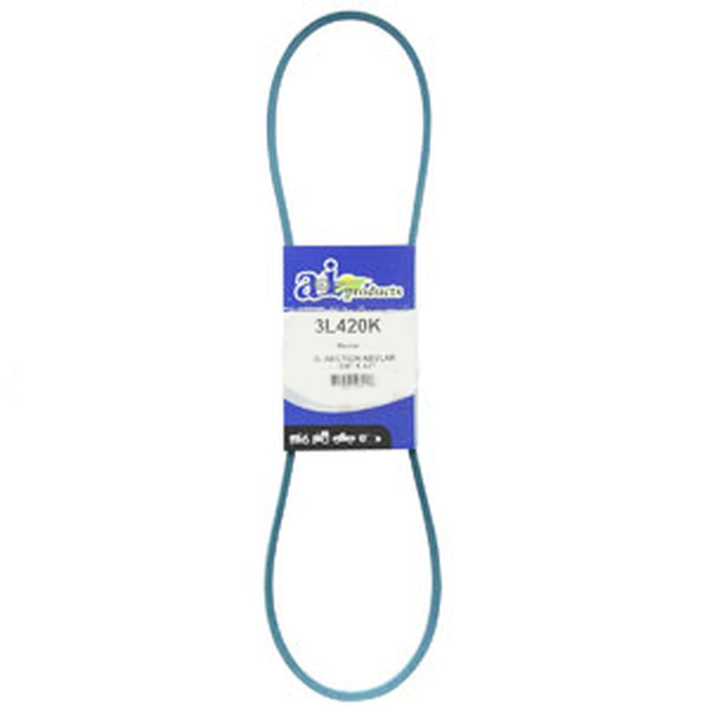 A-3L420K-AI Made With Aramid Blue V-Belt (3/8" X 42" )