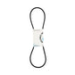 2L260 B13L450 (1) Wrapped Polyester Cord Fractional V-Belt 3/8" X 45"