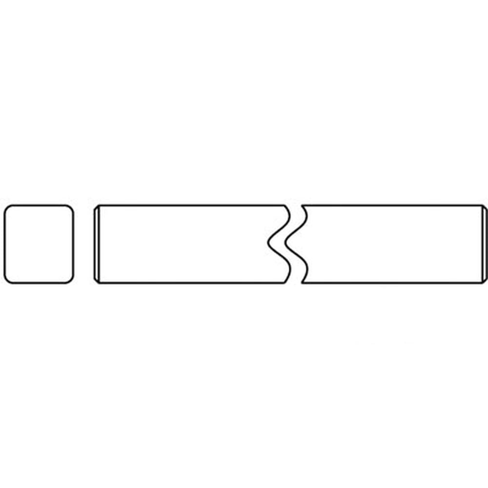 A-D401618-AI Rectangular Shaft