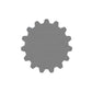 A-404-1615H-AI 1" x 15 Spline Shaft