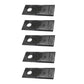 Set of 5 Right Hand Blades 40490005 for Fort Disc Mowers F098DZ 3.86"
