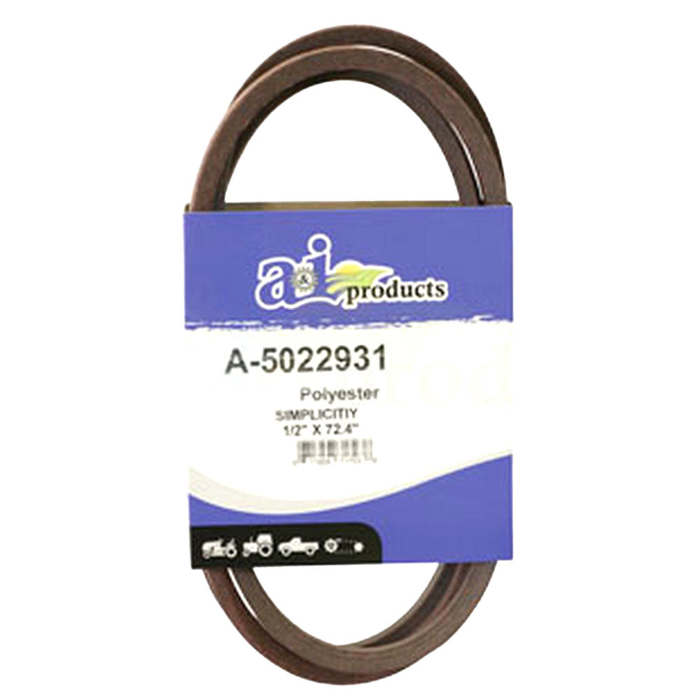Drive Belt Fits Simplicity Replaces 5022931