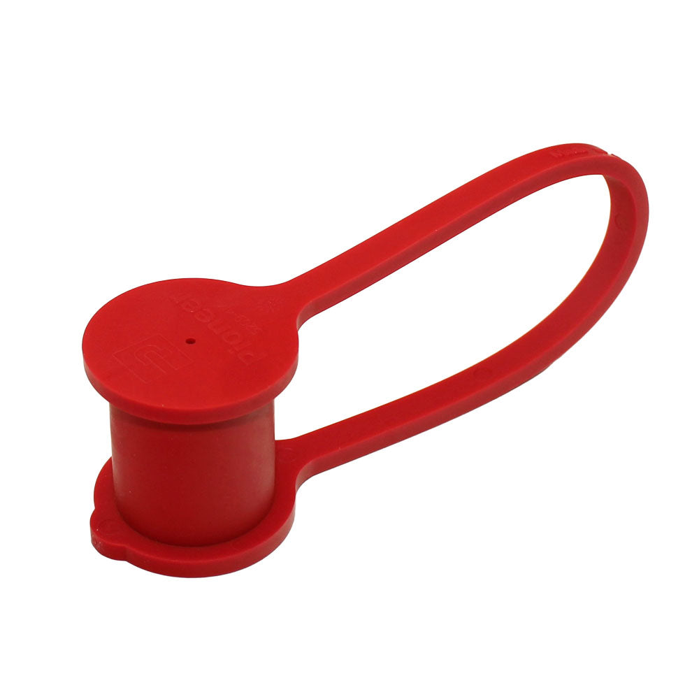 A-5209-4M-RE-P-AI - Red Dust Cap, 1/2"