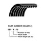 A-559K6-AI - Micro-Rib V-Belt (55.9")