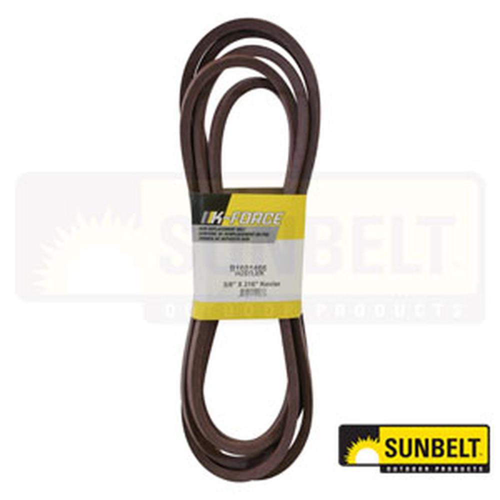 601466A Belt, Deck 60" Side Discharge 5/8" X 216" Fits Hustler Diesel Zero-Turn