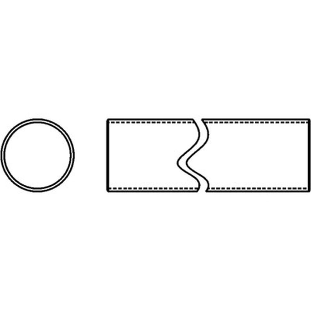 A-604-1400-AI 2" Round Tube (.083 Wall )