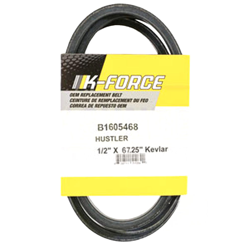 Pump Drive Belt Fits Hustler Replaces 605468 Made With Aramid