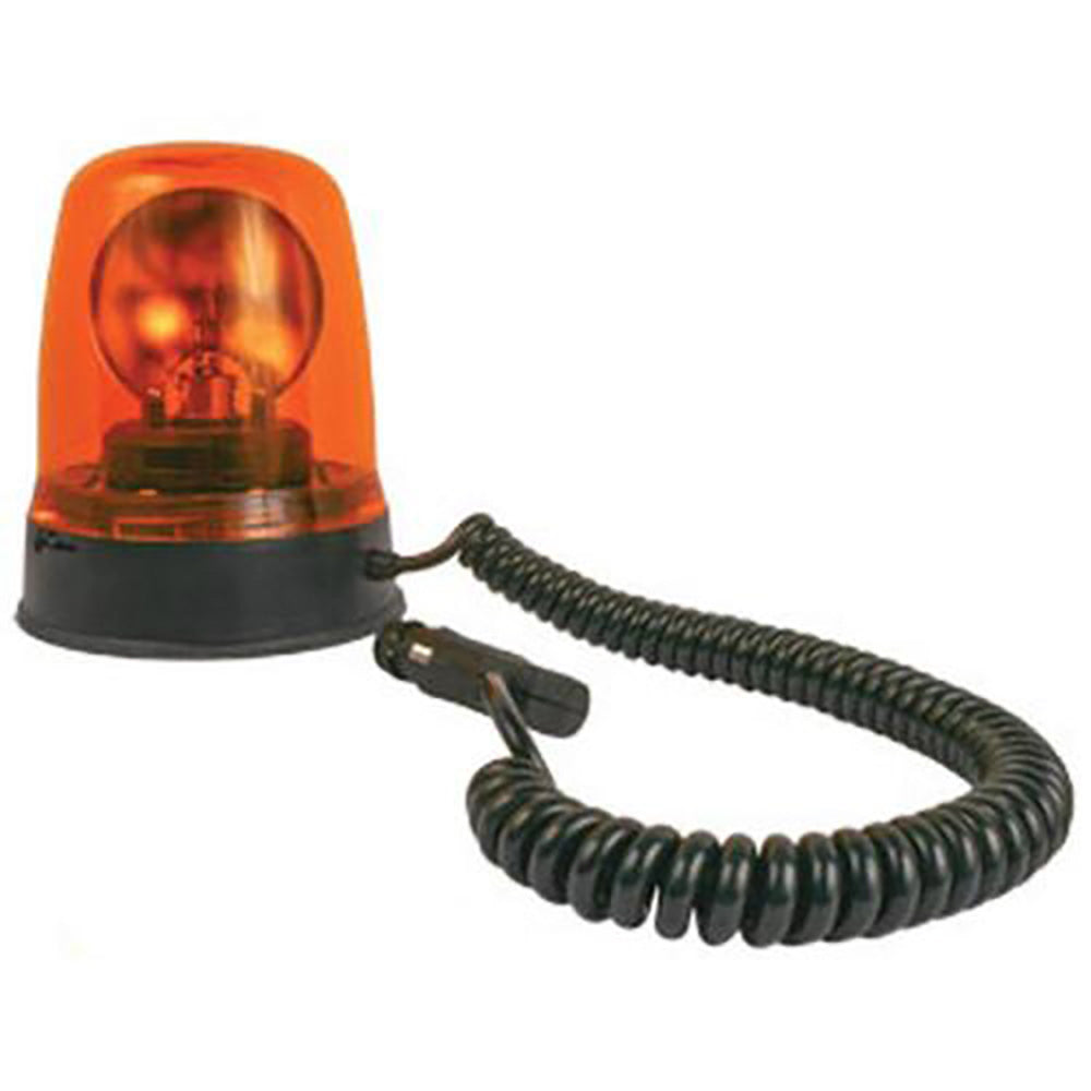 Amber Safety Light Assembly with Magnetic Base Fits JCB 700/13600