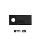 Left Hand Disc Mower Blade (25 Pack) Fits Massey Ferguson Replaces 700712889