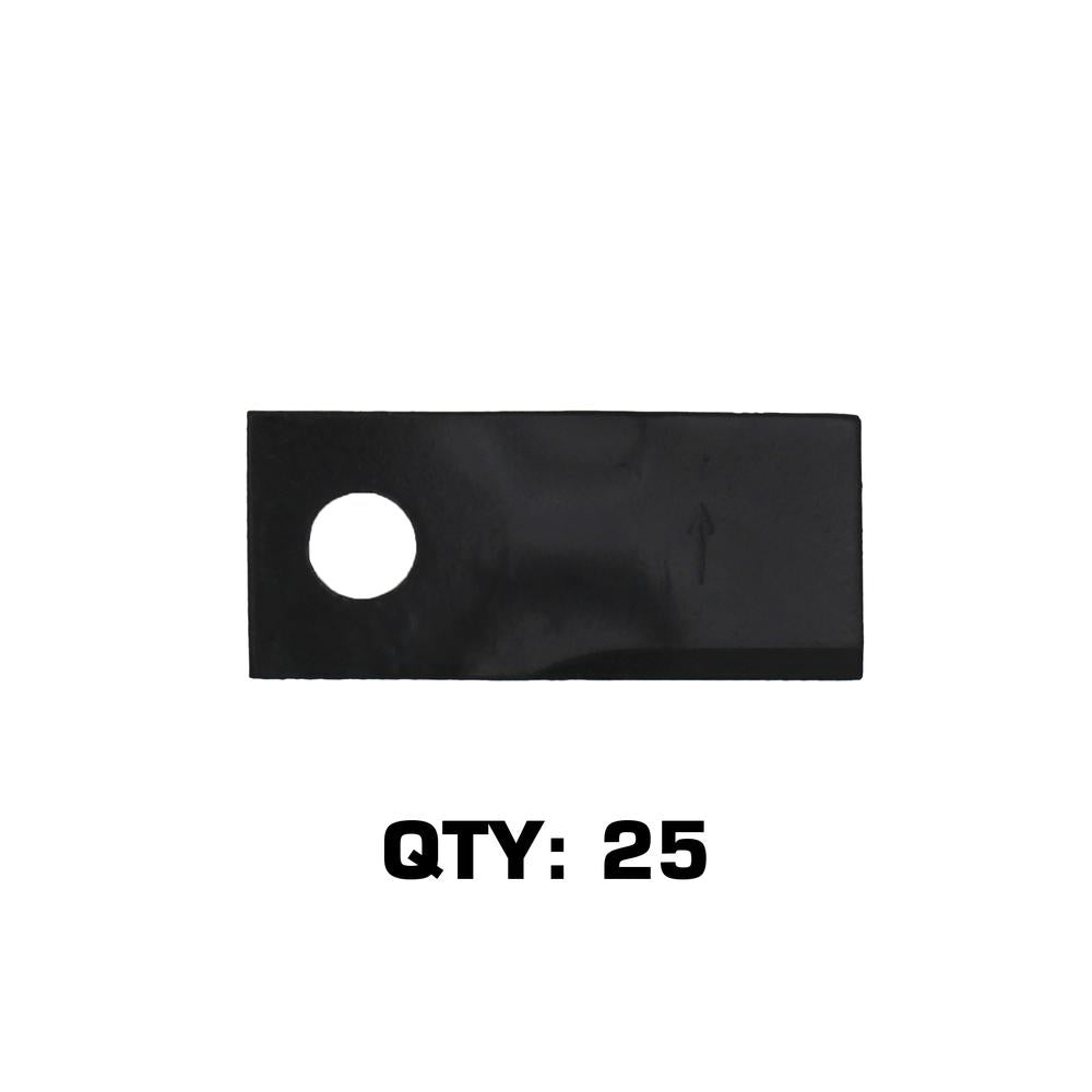 Left Hand Disc Mower Blade (25 Pack) Fits Agco Replaces 700715576