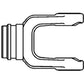 A-D357003-AI Tube Weld Yoke w/ Bearing Groove