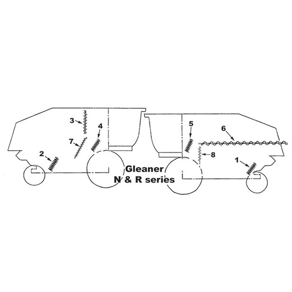 71365776 Auger, Front Cylinder Distribution
