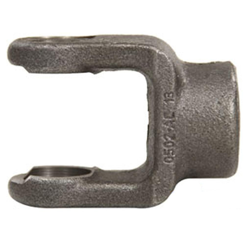 A-800-0610-AI Round Bore Implement Yoke (w/ Keyway & Set Screw)