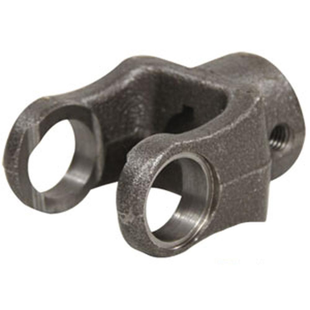 A-800-0612-AI Round Bore Implement Yoke (w/ Keyway & Set Screw)