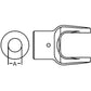 A-802-1218-AI Shear Pin Implement Yoke (w/ 1/4" Pin Hole)