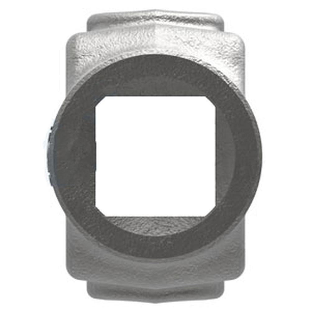 A-804-3524-AI Square Bore Implement Yoke (w/ Set Screw)