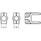 A-807-0616-AI Implement Clamp Yoke (w/ Bolt Hole & Set Screw)