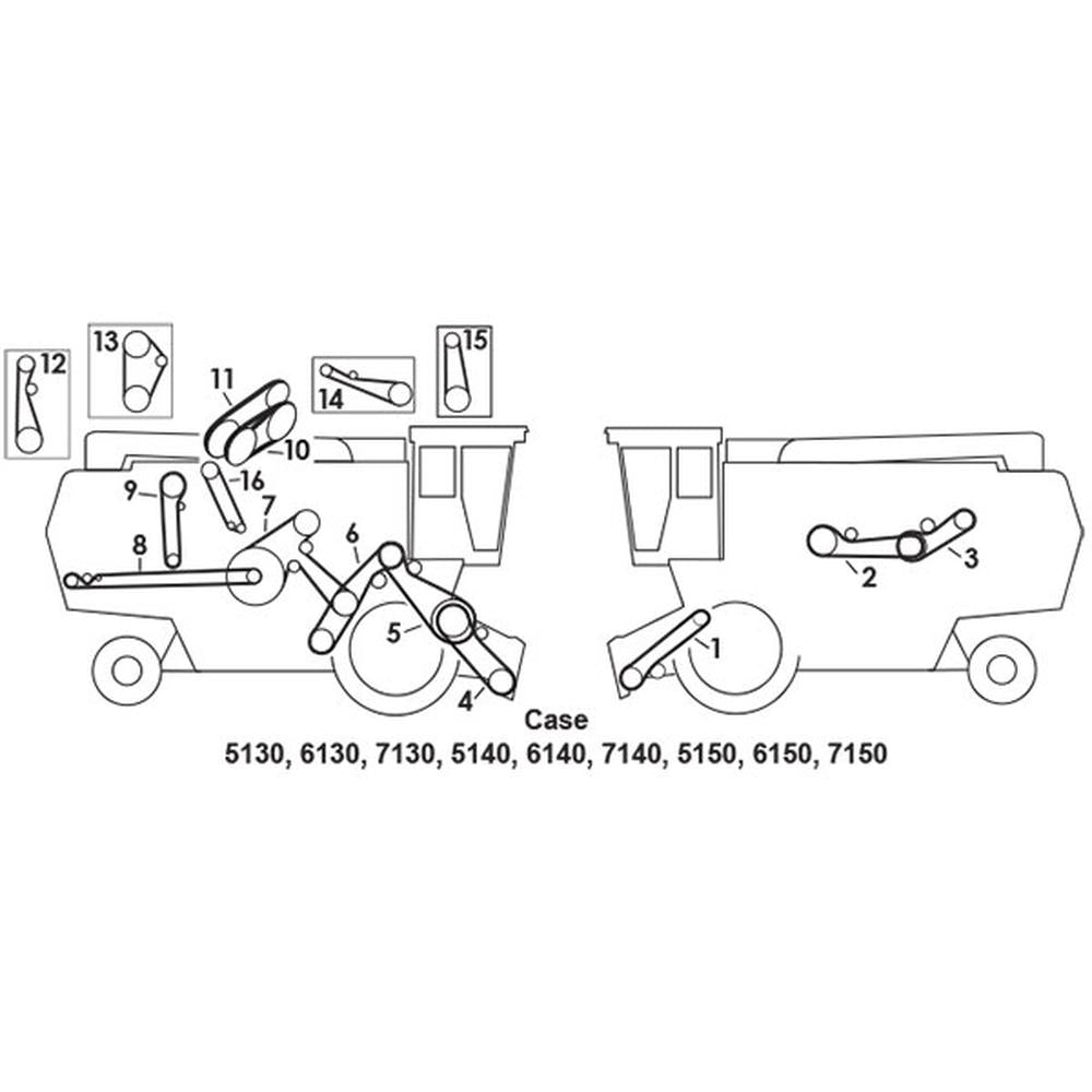 A-84230075-AI Belt, Chopper Frail High