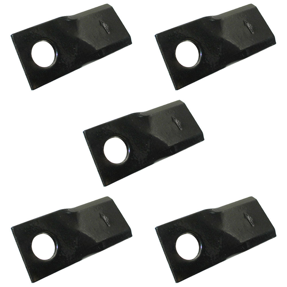 Qty 5: Left Hand Disc Mower Blade Fits Case/International Harvester
