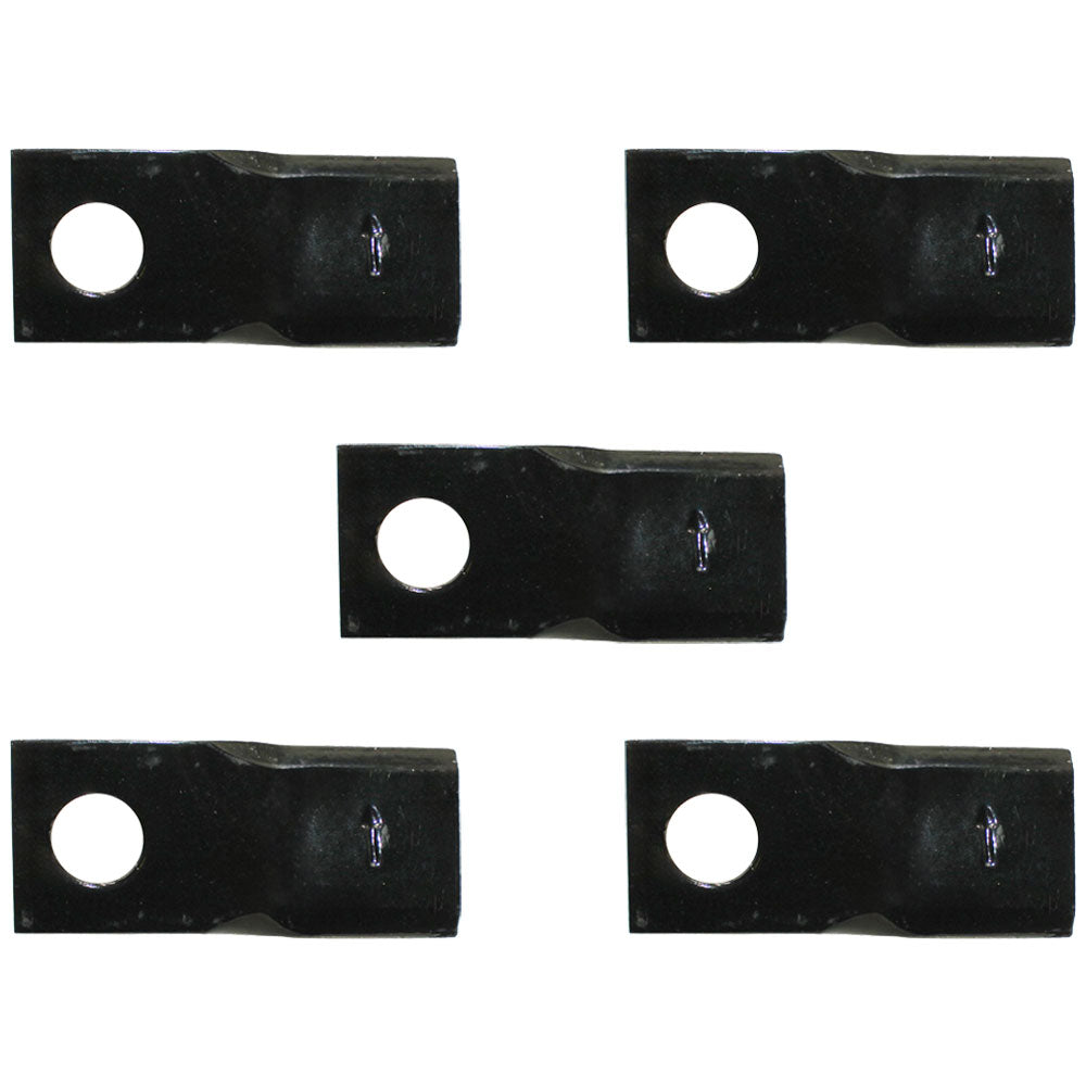 Qty 5: Left Hand Disc Mower Blade Fits Ford/New Holland Replaces 87348084