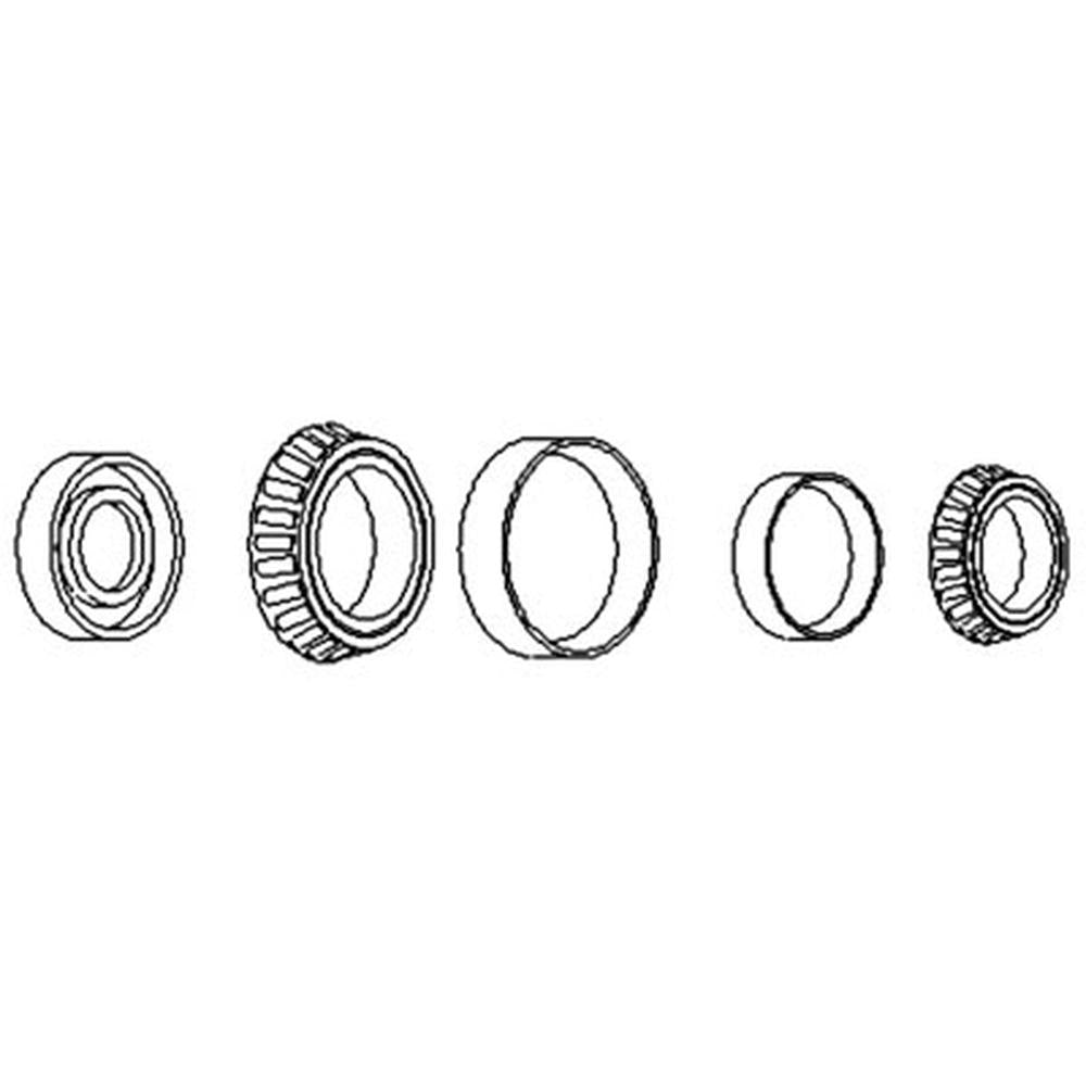 Wheel Bearing Kit 8A993 fits Rhino, Hardee, New Idea, Sidewinder Rotary Cutters