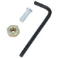 A-904-528-AI (25) 7/32 x 1" 60ï¿½ CTSK Bolt & Nut