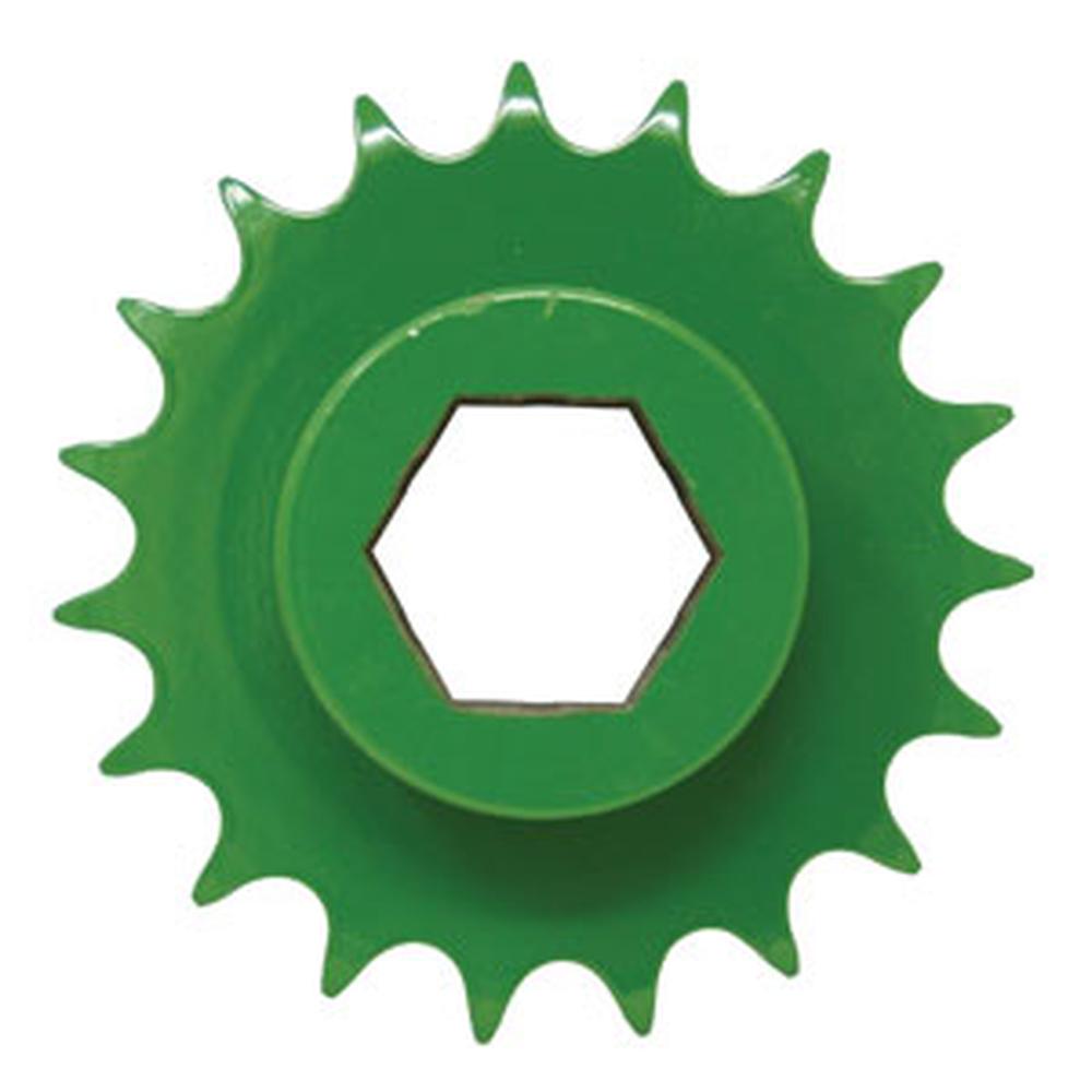 AFH205832 One New Sprocket, 19T Fits John Deere Round Baler 440E 447 449 450