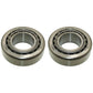 Qty 2: Kingpin Tapered Roller Bearings (Import) Fits John Deere