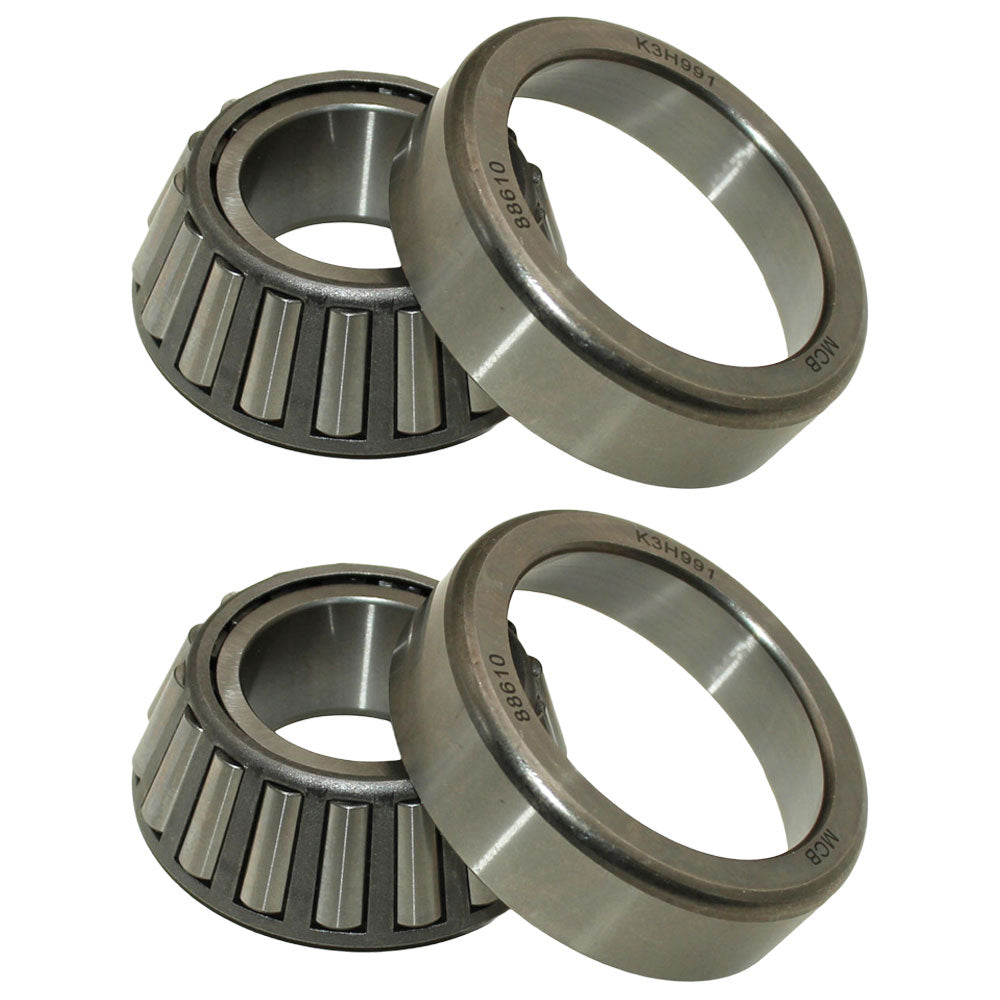 Qty 2: Kingpin Tapered Roller Bearings (Import) Fits John Deere