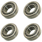Qty 4: Kingpin Tapered Roller Bearings (Import) Fits John Deere