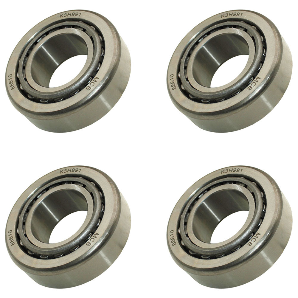 Qty 4: Kingpin Tapered Roller Bearings (Import) Fits John Deere