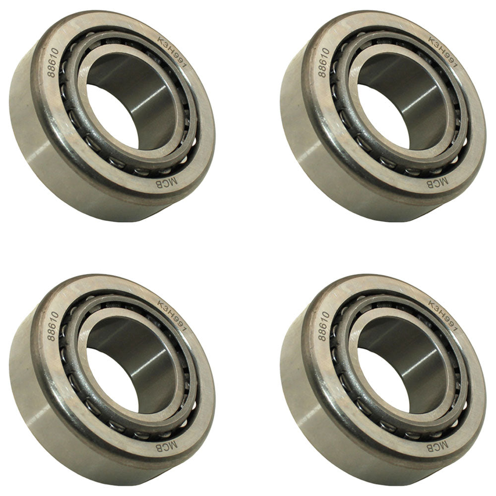 Qty 4: Kingpin Tapered Roller Bearings (Import) Fits John Deere