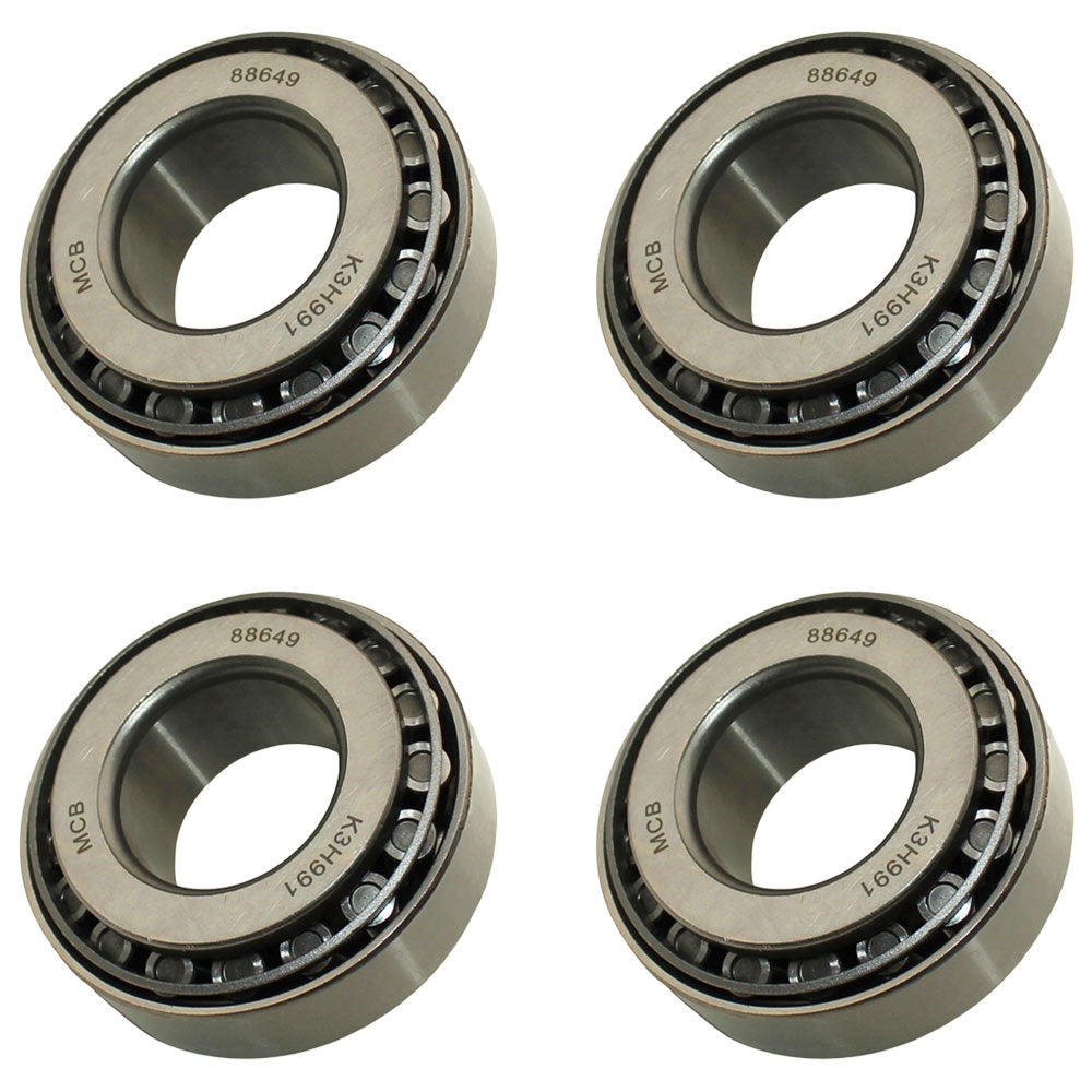 Qty 4: Kingpin Tapered Roller Bearings (Import) Fits John Deere