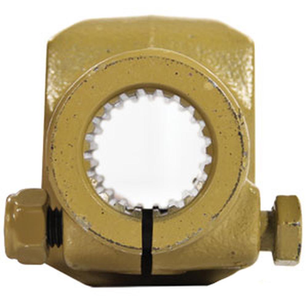 A-AW25433-AI Implement Yoke, 2400 Series, 1 3/8" 21 Spline, W/ Clamp Bolt