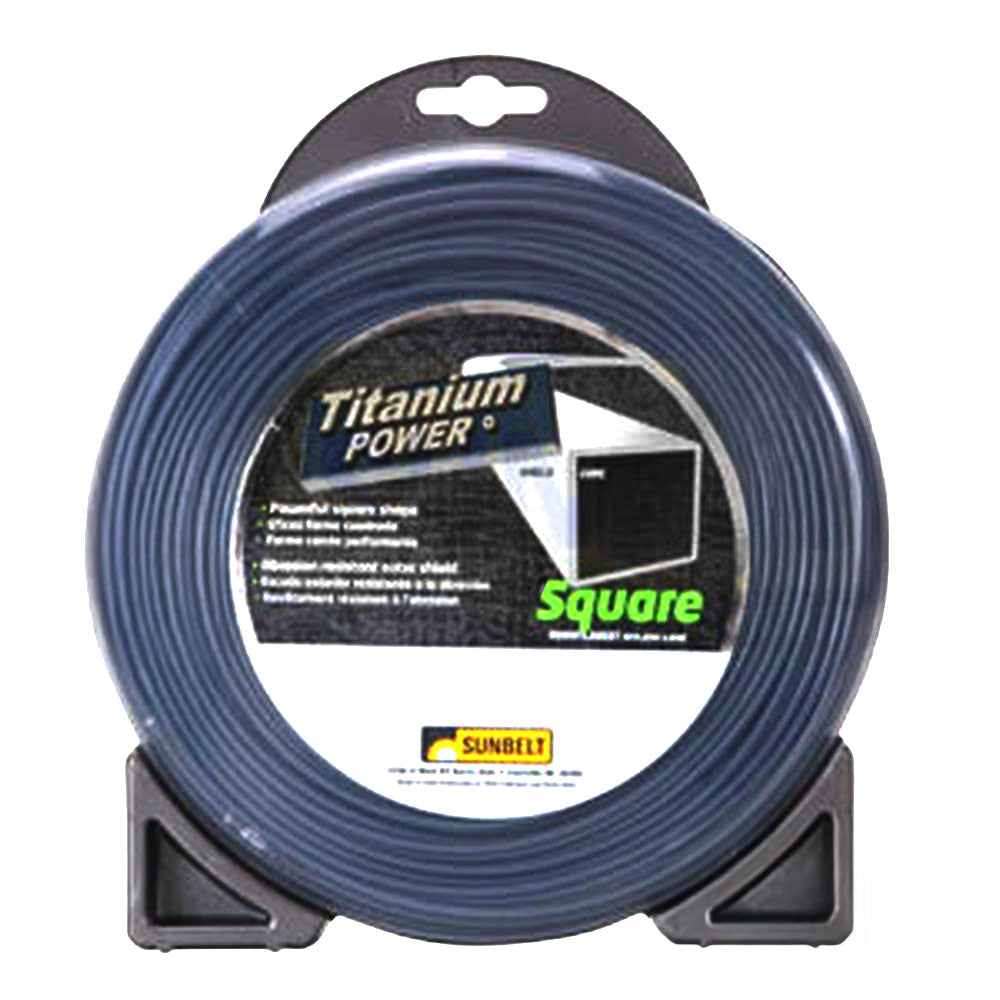 B141095 Titanium Power Trimmer Line, .095" square