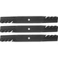 Set of (3) Mower Blade 539105714 Fits Husqvarna MZ6128ZT 966613101 61" Deck