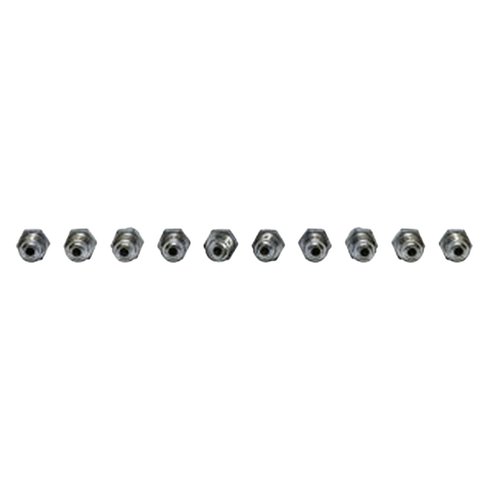 B1PLGF46220 8mmx1mm Taper Straight Grease Fitting, 10 pcs