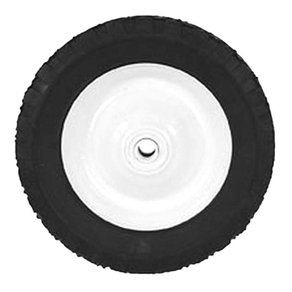 B1SB278 WHEEL-DECK, 8X1.75, DIAMOND, STEEL,WHITE