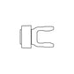 A-BP572103851-AI Tractor Yoke, Splined 1 3/4" - 20 Spline w/ Twist Collar