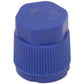 A-CP0137-AI 13mm Blue R-143a Low Side Valve Port Cap J.R.A. Type (4 Pack)