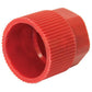 A-CP0138-AI 16mm Red R-134a High Side Valve Port Cap J.R.A. Type (10 Pack)