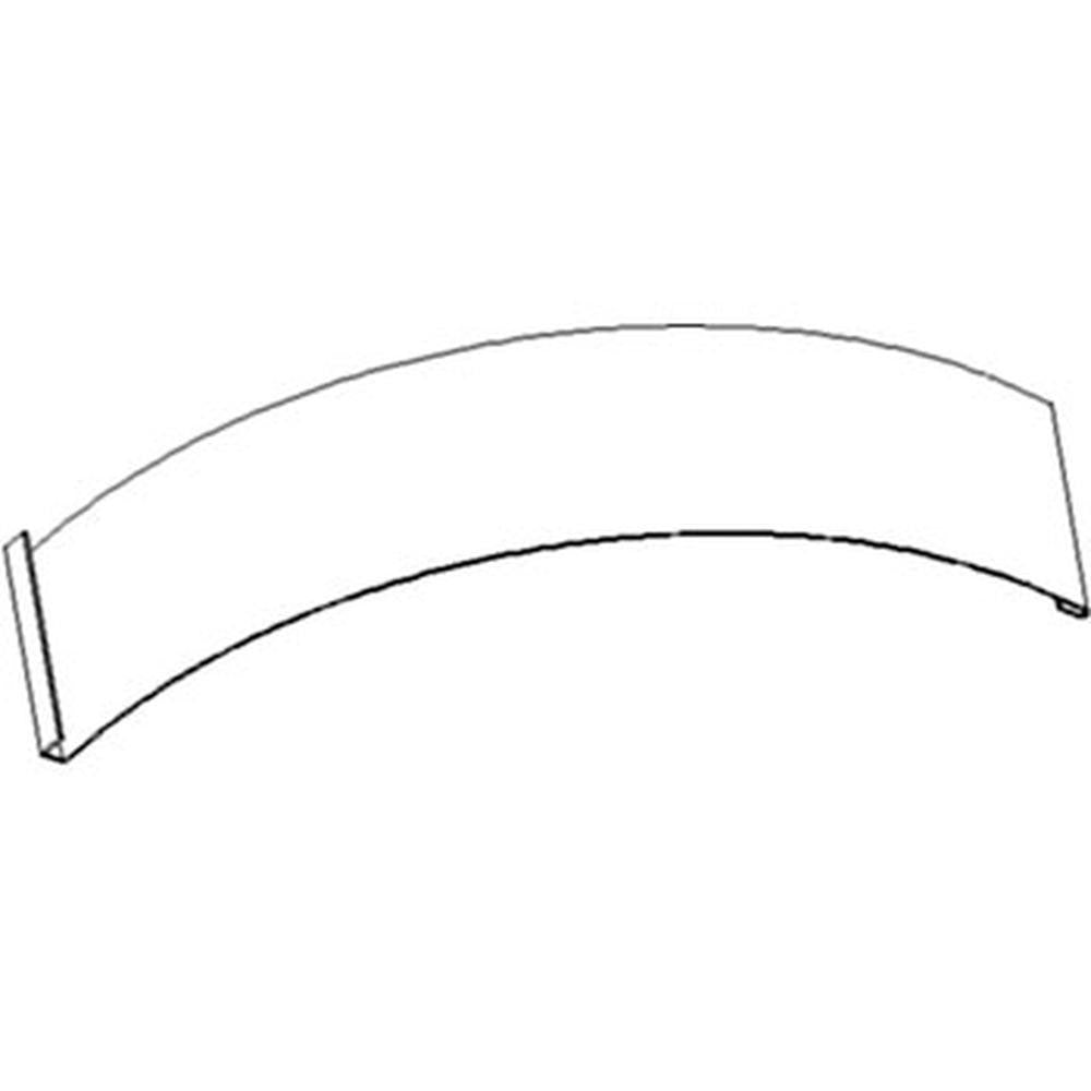 CP1680 Cover Plate, Concave w/ Extension