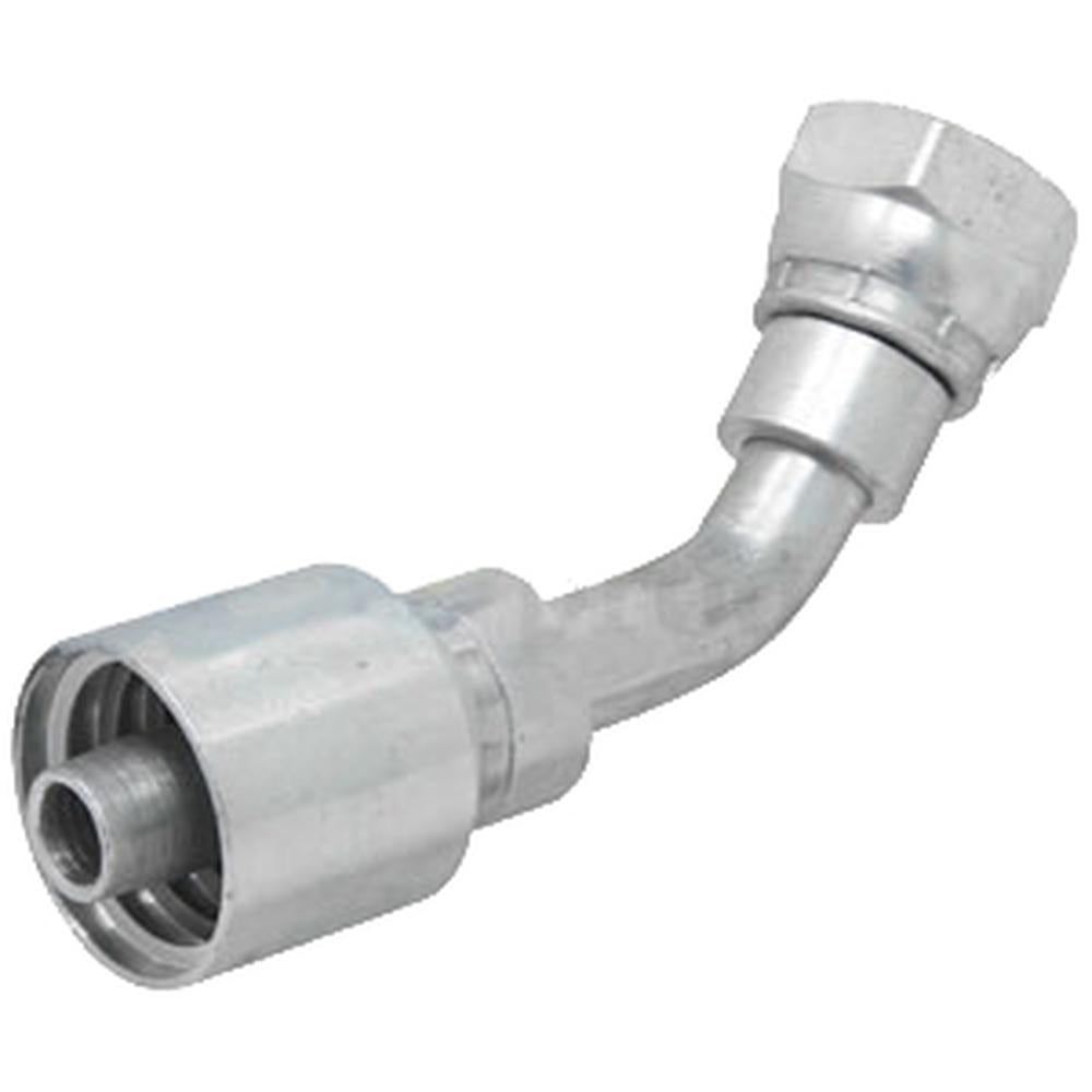 A-F-DL4508-15-22-W-AI Din Light 24 degree Seat 45 degree Female Swivel O-Ring